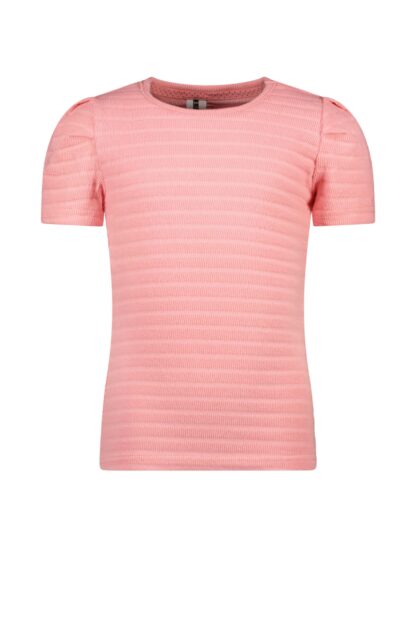 B-NOSY PRINTEMPS/ÉTÉ FILLE B.HAPPY T-SHIRT ROSE CORAIL PÂLE (EN STOCK)