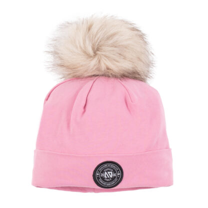 NANO AUTOMNE/PRINTEMPS JERSEY & POLAR TUQUE ROSE (SANS CORDON)
