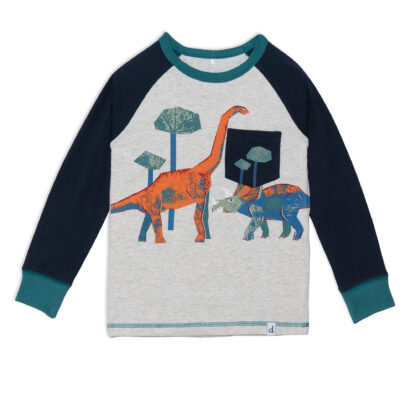 -DEUX PAR DEUX AUTOMNE PYJAMA DINOSAURE – Image 2