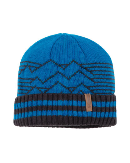 PELUCHE & TARTINE TUQUE TRICOT AVEC CORDON JUSQU’À 2/5Y SCOTT BLEU – Image 3