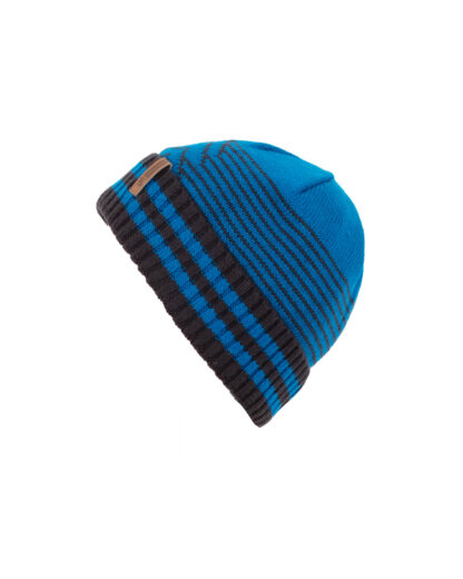 PELUCHE & TARTINE TUQUE TRICOT AVEC CORDON JUSQU’À 2/5Y SCOTT BLEU – Image 2