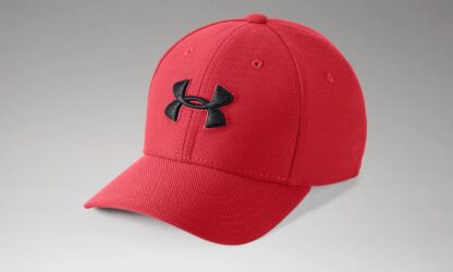 UNDER ARMOUR Casquette Blitzing 3.0 pour garçon rouge