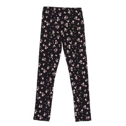 NANO NOEL FILLE LEGGING FLEURIT NOIR – Image 2