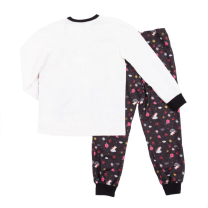 NANO NOEL PYJAMA BLANC ET NOIR LICORNE – Image 2