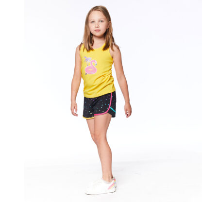 DEUX PAR DEUX PRINTEMPS 2023 FILLE LA VIE COMME UN CORNET DE GLACE CAMISOLE JAUNE (EN STOCK) – Image 3