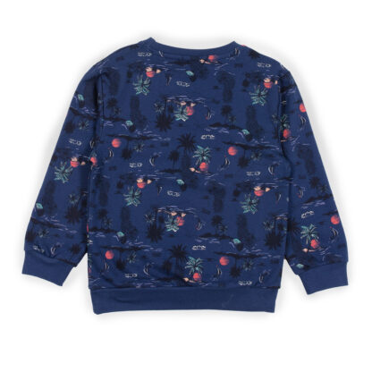 NANO PRINTEMPS 23 BON VOYAGE CHANDAIL MANCHE LONGUE MARINE IMPRIMÉ (EN STOCK) – Image 2