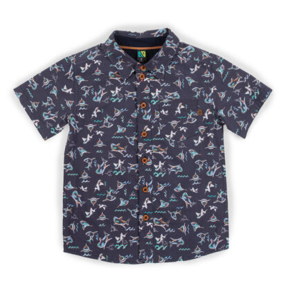 NANO PRINTEMPS 23 BORD DE MER CHEMISE MARINE (EN STOCK)