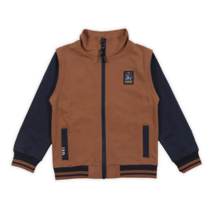 NANO AUTOMNE 23 EN VOL VESTE MARINE ET BRUN