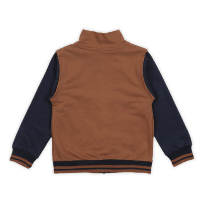 NANO AUTOMNE 23 EN VOL VESTE MARINE ET BRUN – Image 2