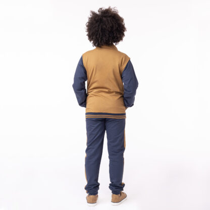 NANO AUTOMNE 23 EN VOL VESTE MARINE ET BRUN – Image 4