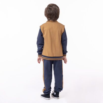 NANO AUTOMNE 23 EN VOL VESTE MARINE ET BRUN – Image 6