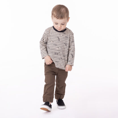 NANO AUTOMNE 23 BÉBÉ GARÇON NÉ POUR ROULER JOGGER BRUN (EN STOCK) – Image 4