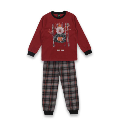 NANO AUTOMNE 23 PYJAMA ROUGE OURS – Image 2