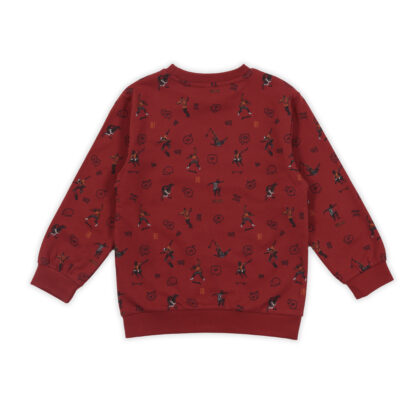 NANO AUTOMNE 23 ESPRIT LIBRE CHANDAIL ROUGE IMPRIMÉ – Image 2
