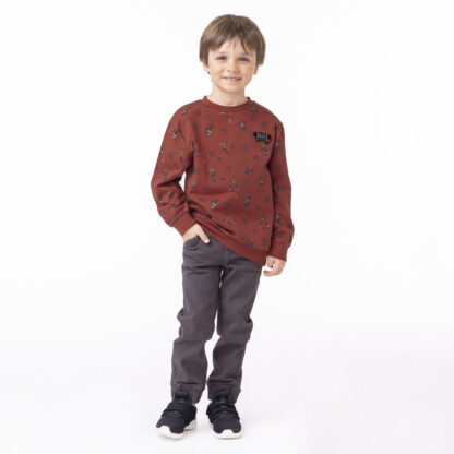 NANO AUTOMNE 23 ESPRIT LIBRE CHANDAIL ROUGE IMPRIMÉ – Image 4