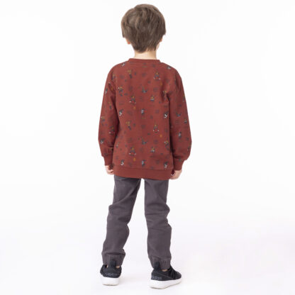 NANO AUTOMNE 23 ESPRIT LIBRE CHANDAIL ROUGE IMPRIMÉ – Image 3