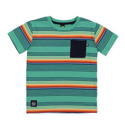 NANO ÉTÉ 24 CAP SUR LA MÉDITERRANÉE T-SHIRT RAYÉ MENTHE (EN STOCK)