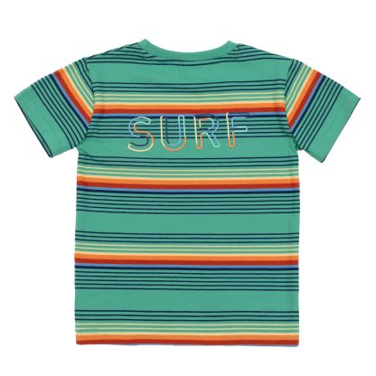 NANO ÉTÉ 24 CAP SUR LA MÉDITERRANÉE T-SHIRT RAYÉ MENTHE (EN STOCK) – Image 3