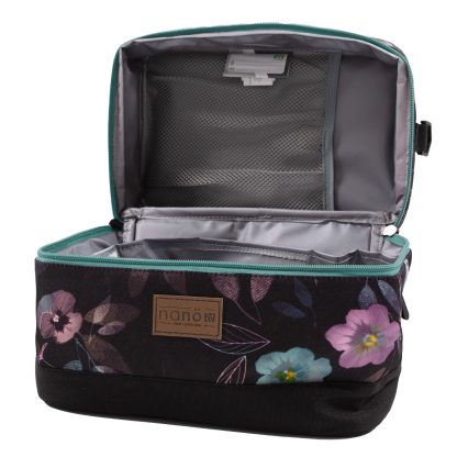 NANO AUTOMNE 24 LA RENTRÉE BOITE À LUNCH NOIR FLEURIT (EN STOCK) – Image 3