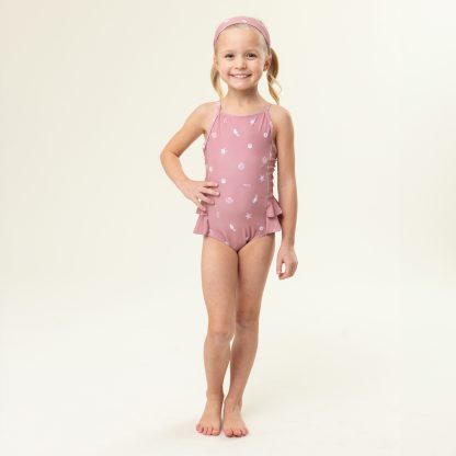 NANO PRINTEMPS 25 MAILLOTS COQUILLAGES UNE PIÈCE ROSE PÂLE – Image 4