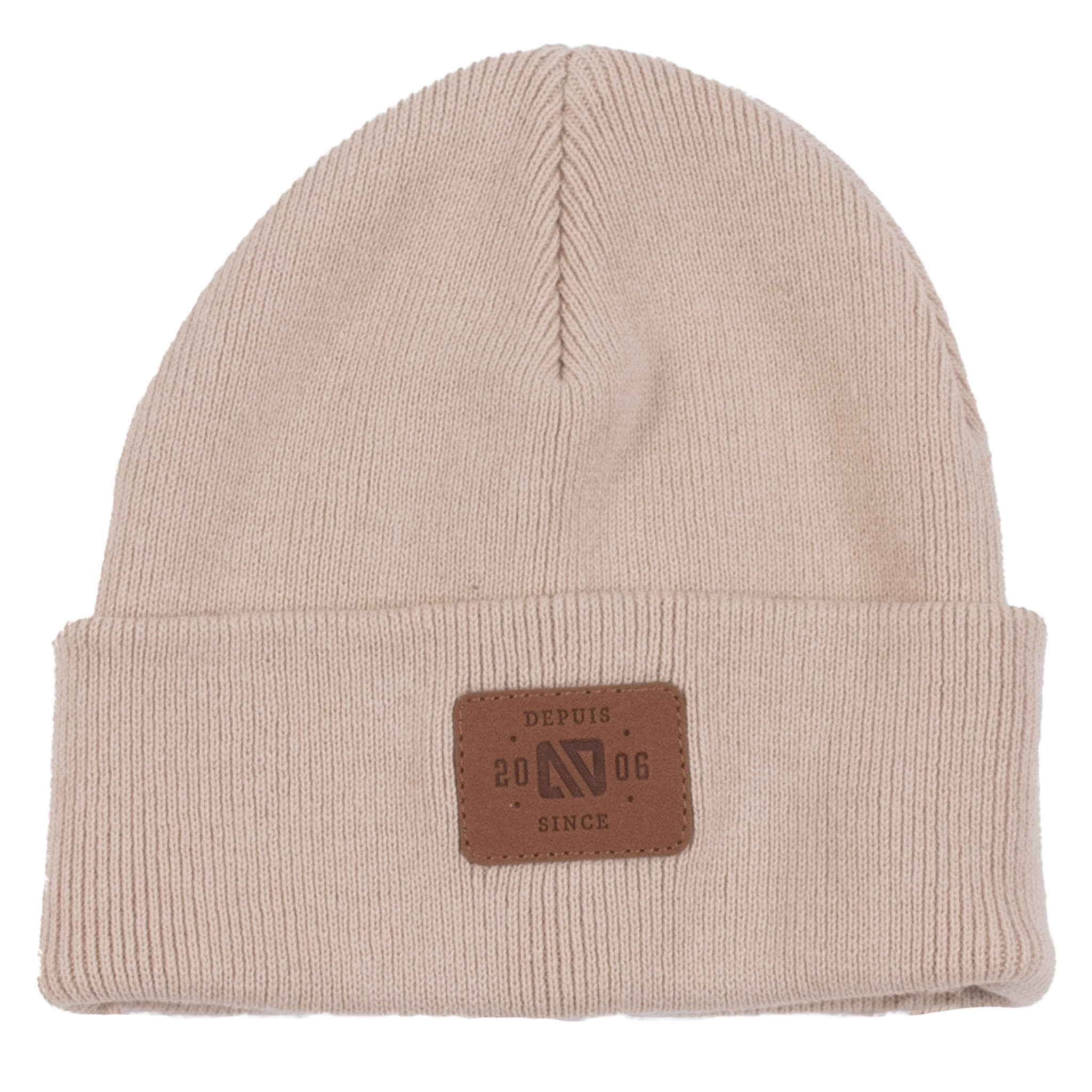 NANO AUTOMNE/HIVER 25 TUQUE EN TRICOT BASIC BEIGE (EN STOCK) – Boutique