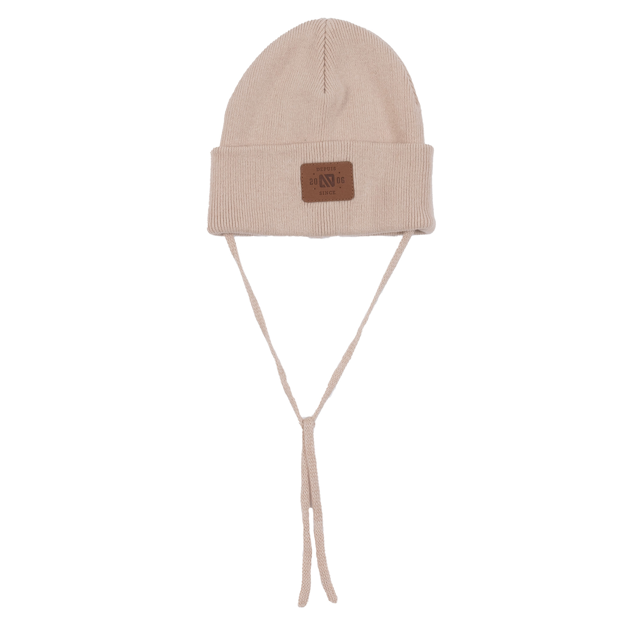 NANO AUTOMNE/HIVER 25 TUQUE EN TRICOT BASIC BEIGE (EN STOCK) – Boutique
